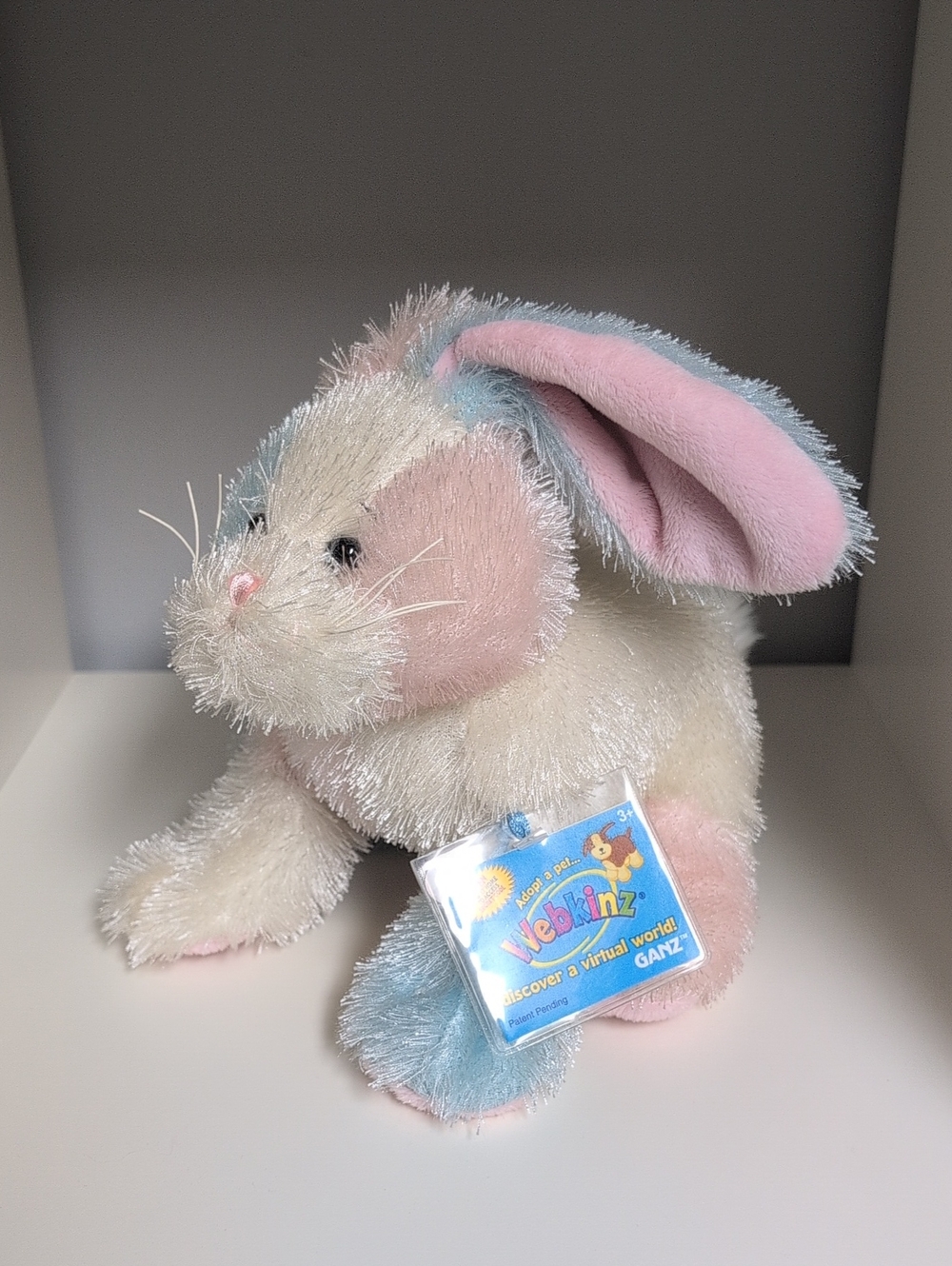 ♥️NWT♥️ Webkinz Cotton Candy Bunny New With Sealed Code BNWT Y2k